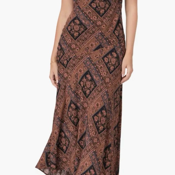 NWT Paige viejo dress - size 2 asymmetrical boho print dress - Picture 7 of 16